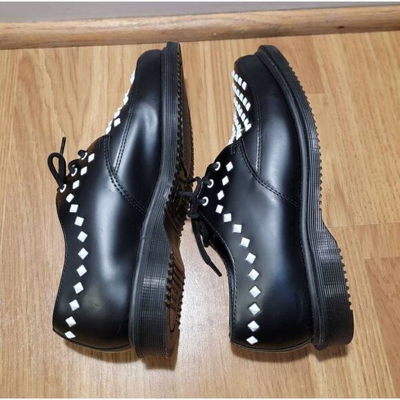 Dr. Martens Willis Studded Creeper In Black 6 - Picture 3 of 11